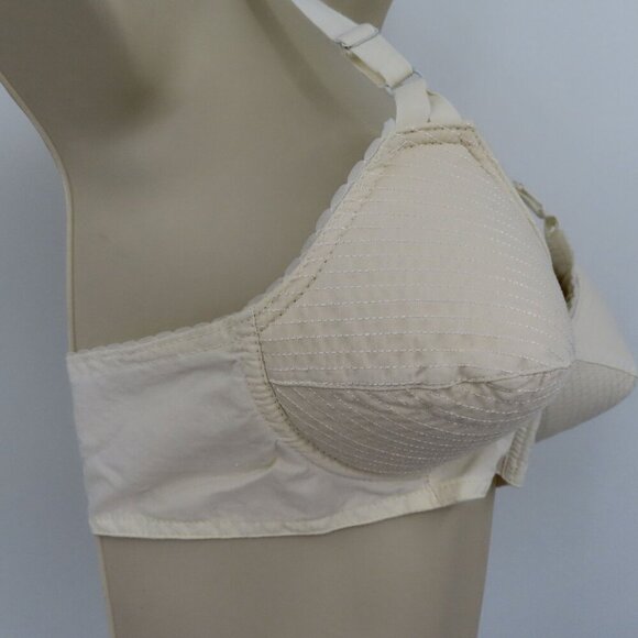 VTG Formfit Rogers Inflation 32B White Padded Cone Bullet Pointy Rockabilly Bra - Picture 2 of 13